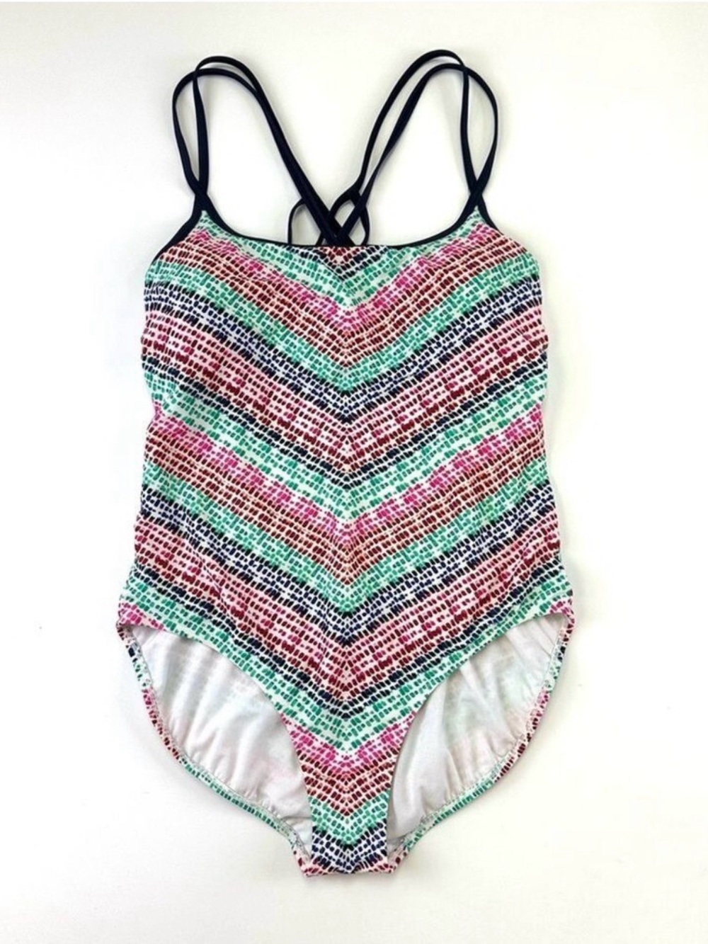 Athleta one piece swimsuit womens Large Sport Swim Pool